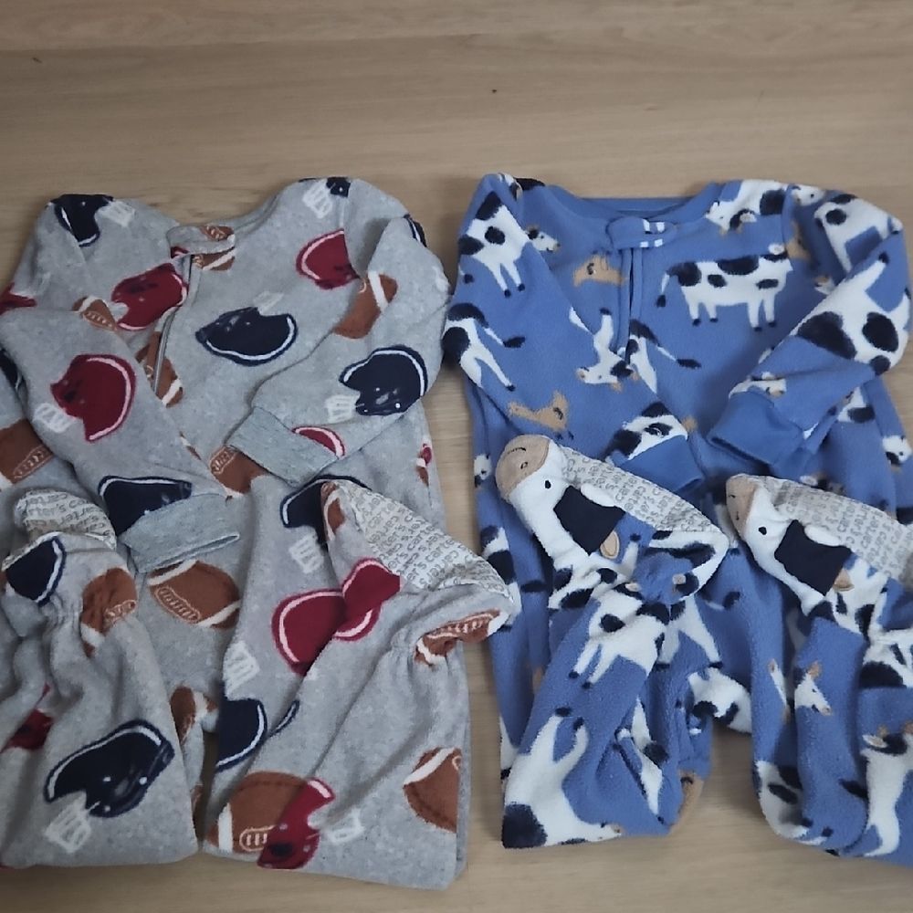 Cozy Baby Onesies Fleece PJ Bundle